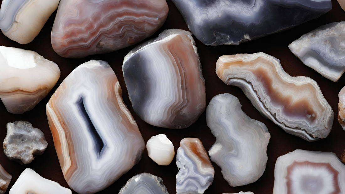 Botswana Agate Crystal Benefits: Calming, Grounding, Protection, Emotional Healing.