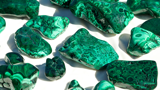 Malachite: The Green Guardian of Transformation - Meanings, Uses, and Spiritual Benefits - A mesmerizing green mineral symbolizing transformation and protection.