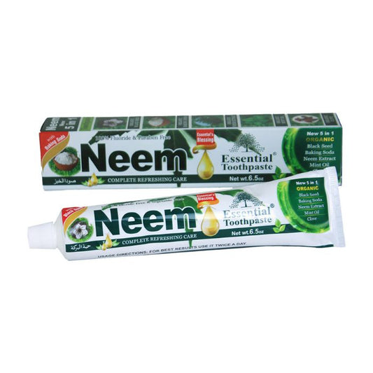 Discover the Benefits of Neem 5 in 1 Fluoride-Free Toothpaste - Natural Oral Care for a Healthy Smile.