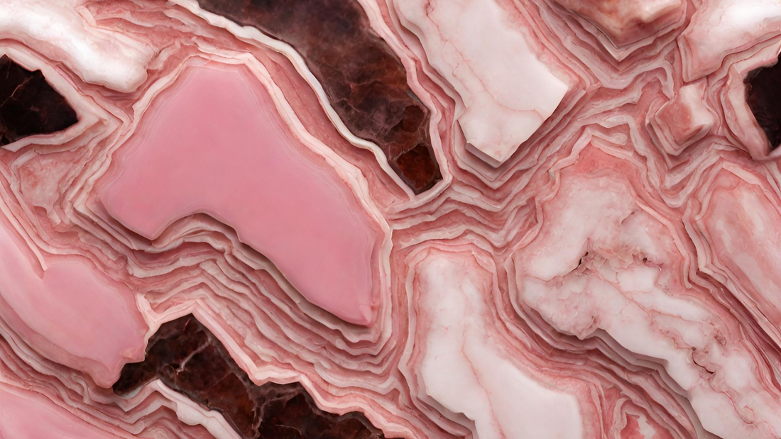 Pink Zebra Jasper Crystal Properties: Harmony, Grounding, Self-Love, Creativity.