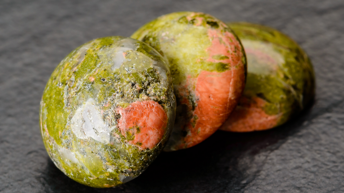 Unakite Crystal Benefits: Emotional Healing, Balance, Growth, Inner Peace.