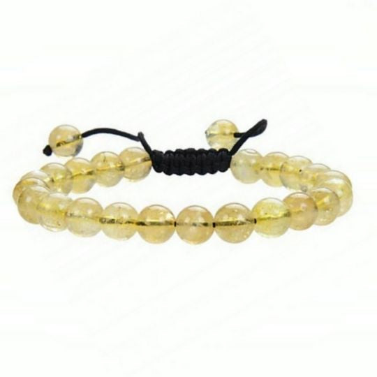 Citrine Adjustable Crystal Bracelet