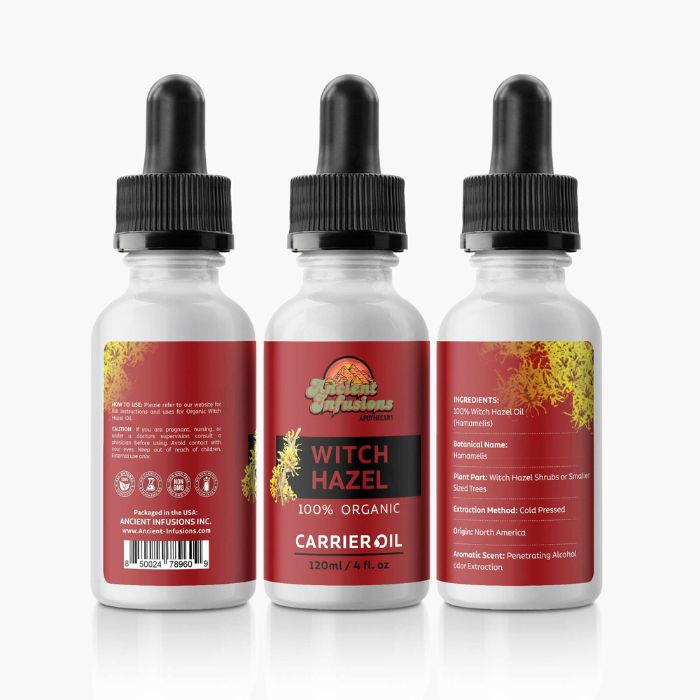 Pure Witch Hazel Extract - Natural Astringent for Skincare by Ancient Infusions.