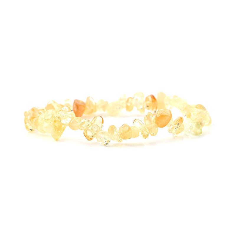 Citrine Chip Bracelet - Healing Properties and Abundance Benefits.