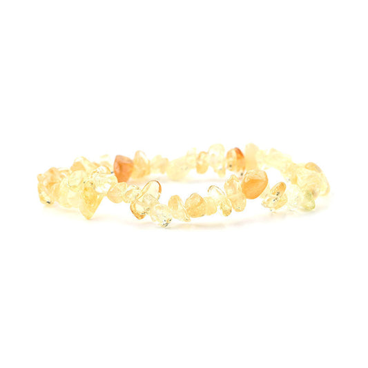 Citrine Chip Bracelet - Healing Properties and Abundance Benefits.