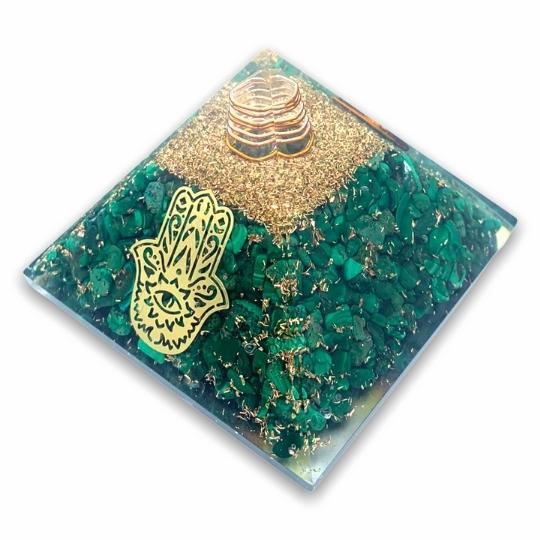 How to charge a malachite crystal pyramid for optimal energy flow.