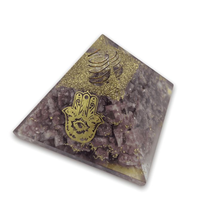 How to use a lepidolite pyramid stone for balance and relaxation.