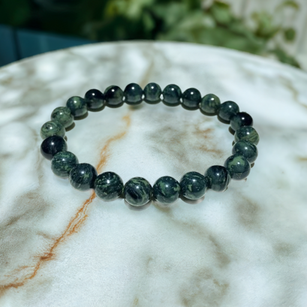 Kambaba Jasper Bracelet Benefits – Healing Crystal Jewelry for Stability and Serenity.