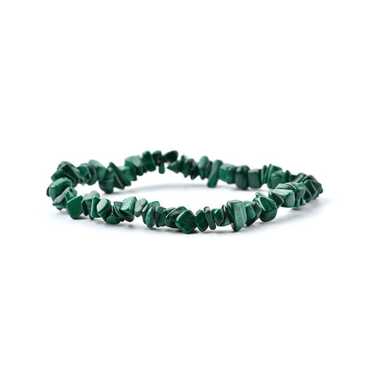 Malachite Chip Bracelet - Healing Properties and Transformative Benefits.