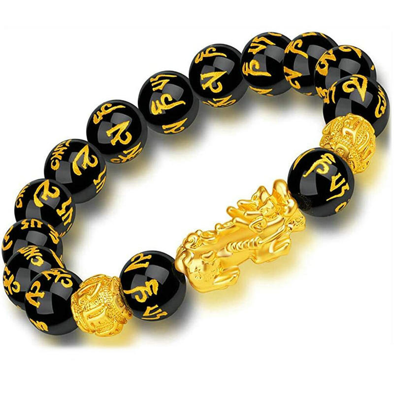 Pixiu Elastic Bracelet - Feng Shui Benefits for Wealth and Protection.