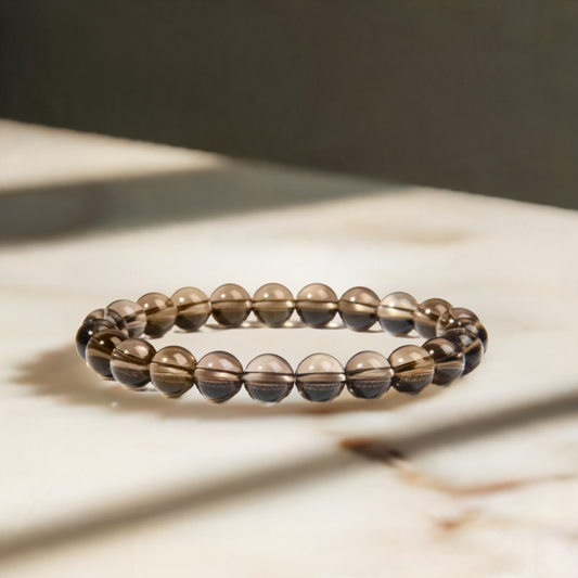 Smoky Quartz Bracelet Benefits and Meaning – Real Healing Crystal Jewelry for Protection and Balance.