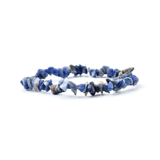 Sodalite Chip Bracelet - Healing Properties and Clarity Benefits.