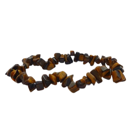 Tiger’s Eye Chip Bracelet - Healing Properties and Confidence Benefits.