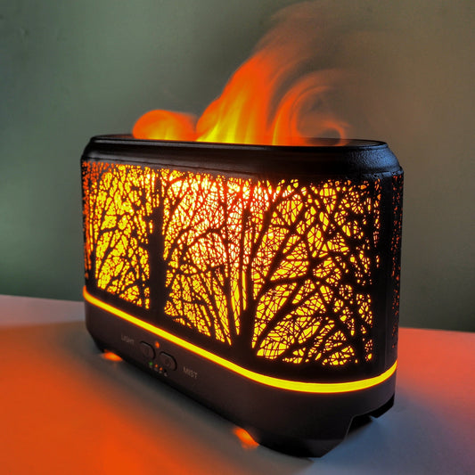 Tree of Life Flame Aroma Air Diffuser – Best Aroma Air Diffuser Compatible with Premium Fragrance Oils and Therapeutic Essential Oils.